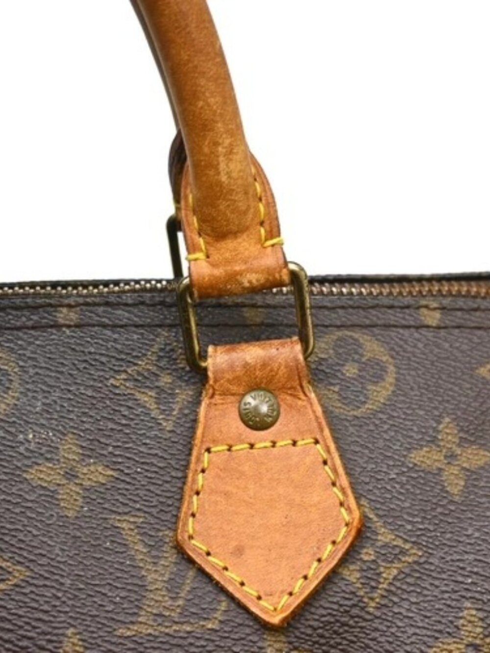 Best05 LOUIS VUITTON SPEEDY 30 HANDBAG MONOGRAM CANVAS M41526 VI0913 BQ00872 - Picture 10 of 15